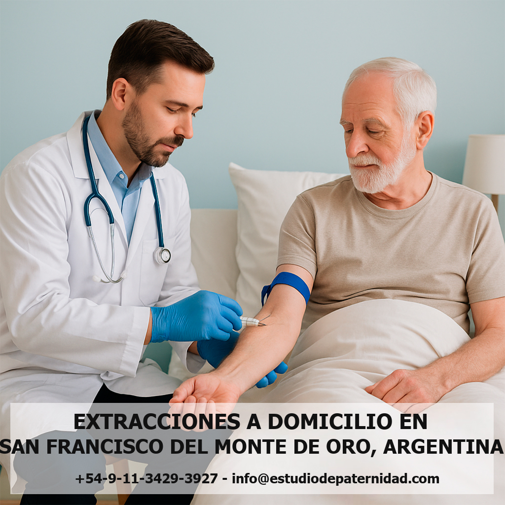 Extracciones a domicilio en San Francisco Del Monte De Oro, Argentina